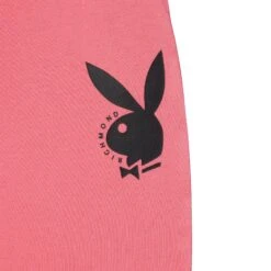 Playboy X John Richmond Classic Logo Sweatpants -Best Clothing Store PLAYBOY PBXJOHNRICHMONDFLEECEPANTS FUCHSIA DETAIL