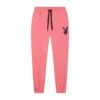 Playboy X John Richmond Classic Logo Sweatpants -Best Clothing Store PLAYBOY PBXJOHNRICHMONDFLEECEPANTS FUCHSIA FRONT