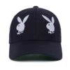 Playboy X HUF Rhinestone 6 Panel Hat -Best Clothing Store PLAYBOY RHINESTONE 6 PANEL NAVY HT00651 NAVY 01