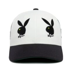 Playboy X HUF Rhinestone 6 Panel Hat 11 Playboy X HUF Rhinestone 6 Panel Hat -Best Clothing Store PLAYBOY RHINESTONE 6 PANEL WHITE HT00651 WHITE 01