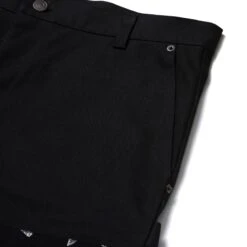 Playboy X HUF VVS Rabbit Head Pant -Best Clothing Store PLAYBOY VVS DOUBLE KNEE PANT BLACK PT00249 BLACK 02