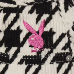 Women's Houndstooth High Waisted Mini Skirt 8 Women's Houndstooth High Waisted Mini Skirt -Best Clothing Store PLAYBOY HIGHRISESLITMINISKIRT HOUNDSTOOTH 031