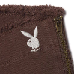 Women's Low Rise Bootcut Denim Pants -Best Clothing Store PLAYBOY PBLOWRISEBOOT BROWN 03