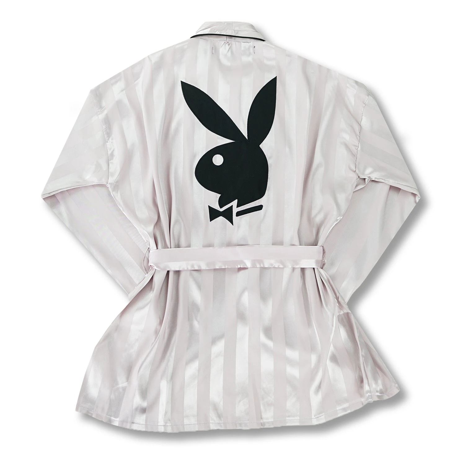 PLAYBOY LOUNGE SATIN DRESSING GOWN 3 PLAYBOY LOUNGE SATIN DRESSING GOWN