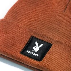 Knit Beanie With Logo Patch 26 Knit Beanie With Logo Patch -Best Clothing Store Playboy Knit Beanie Side a4b7b3b4 f12f 4a09 8ac2 99b61a993681