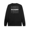 Repeating Masthead Long Sleeve -Best Clothing Store Playboy Long Sleeve Black 8407261c d799 4480 b589 baa0c349b0b7