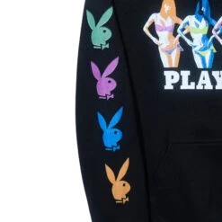 March 2019 Playmate Miki Hamano Repeating Bunny Hoodie -Best Clothing Store Playboy Multi Bunny Hoodie Black 04 cb90a98b 7d8f 45ac 908f 630fc4ee1b42