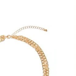 Pave Rabbit Head Layered Necklace -Best Clothing Store Playboy Multi Chain Rabbit Head Necklace 04