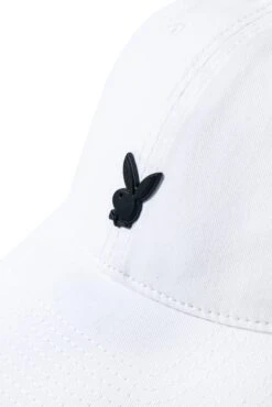Metal Rabbit Head Pin Dad Hat -Best Clothing Store Playboy Rabbit Head Dad Hat White 3 5e71fd11 bcaf 40e0 a3c4 ba5d443c2c60