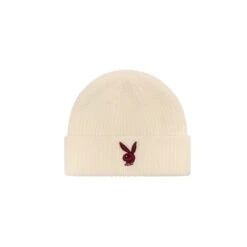 Rabbit Head Knit Beanie -Best Clothing Store Playboy Rabbit Head Knit Beanie Ecru 01 25268c55 98d2 4dea 9dfe 08bcd25469a5