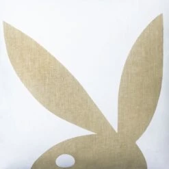Shadow Bunny Pillow -Best Clothing Store Playboy Shadow Bunny Pillow White Light Sand 03
