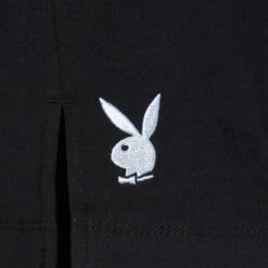 Women's Slit Skirt 17 Women's Slit Skirt -Best Clothing Store Playboy Slit ShortBlack 03