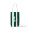 Striped Beach Tote -Best Clothing Store Playboy Stripe VIP Club Beach Tote 02
