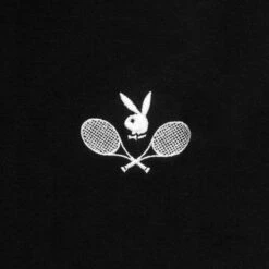 Tennis Club Polo 17 Tennis Club Polo -Best Clothing Store Playboy Tennis Club Polo Black 03