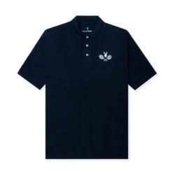Tennis Club Polo 13 Tennis Club Polo -Best Clothing Store Playboy Tennis Club Polo Navy 01