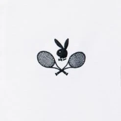 Tennis Club Polo 15 Tennis Club Polo -Best Clothing Store Playboy Tennis Club Polo White 03
