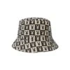 Tile Print Bucket Hat -Best Clothing Store Playboy Tile Print Bucket Hat Black 01