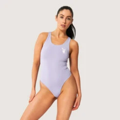 Best Clothing Store -Best Clothing Store Playboy Womens Bodysuit Purple 1767