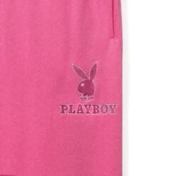 Women's Classic Boyfriend Sweatpants -Best Clothing Store Playboy Womens Classic Boyfriend Sweatpants Azalea Pink 03 1