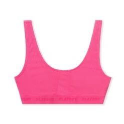 Women's Playboy Sports Bra -Best Clothing Store Playboy Womens Sports Bra Pink 02