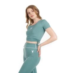 Women's Active Square Neck Crop Top 16 Women's Active Square Neck Crop Top -Best Clothing Store PlayboyWomen sActiveSquareNeckCropTop Green 02 bec49dd1 ad75 4f9f 9700 7b5b72cc7ae5