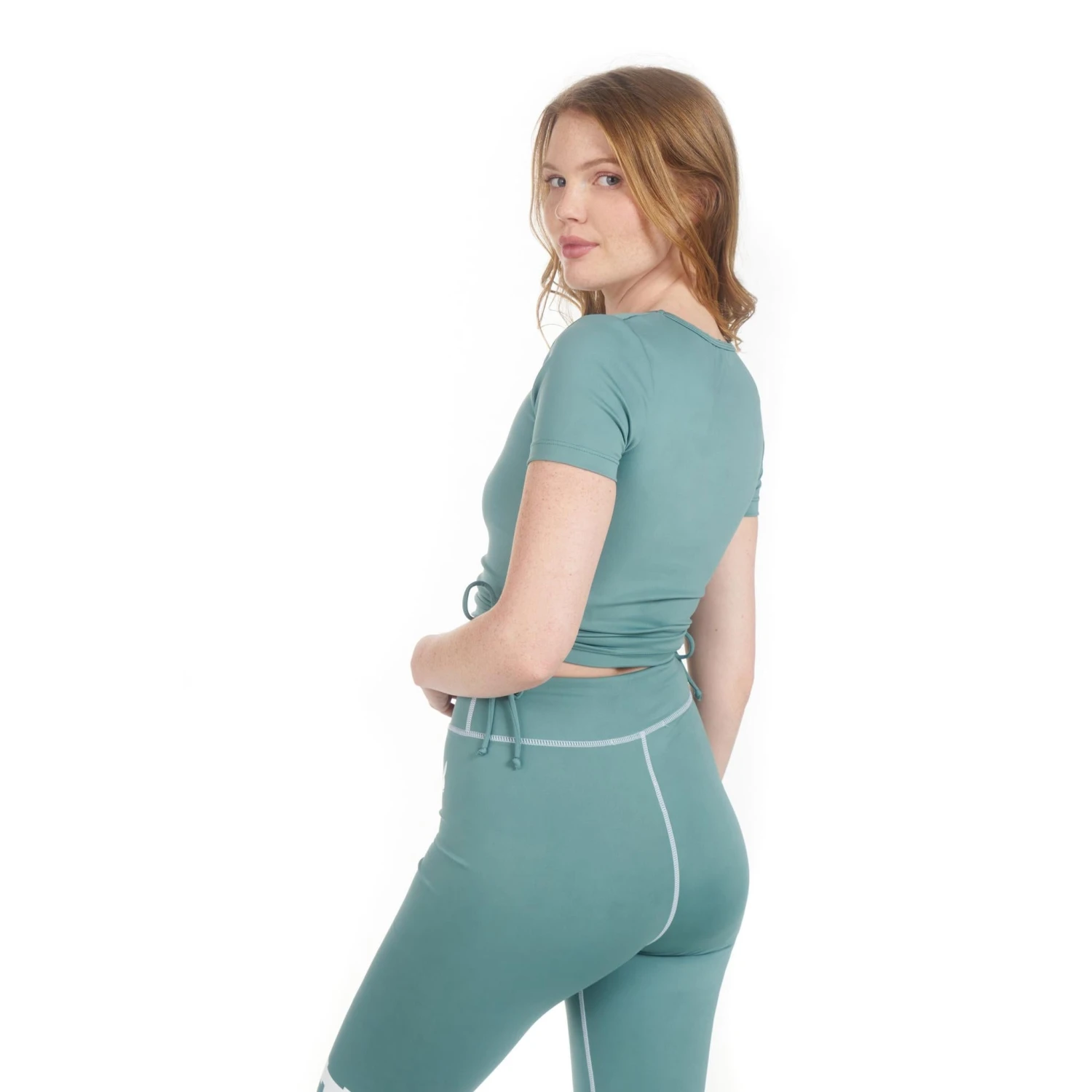 Women's Active Square Neck Crop Top 9 Women's Active Square Neck Crop Top - Image 7