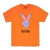 Playboy X Pleasures Pop Art T-Shirt Orange -Best Clothing Store Playboy 3601