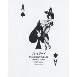 Ace Of Spades T-Shirt -Best Clothing Store Playboy AceofSpadesTee White 4 1facb335 4203 4d61 879e 6c5dd1282859