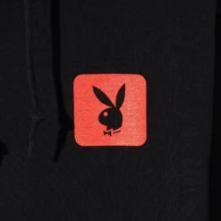 Anniversary Bunny Hoodie -Best Clothing Store Playboy Anniversary Club Bunny HoodieBlack Red 03 cec19a02 213a 4f04 8399 37c8e42ae578