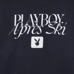 Apres Ski Crewneck -Best Clothing Store Playboy Apres Ski Crew SweatshirtNavy 03