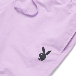Men's Backstage Nylon Shorts 10 Men's Backstage Nylon Shorts -Best Clothing Store Playboy Backstage Nylon Short CrocusPetal 003