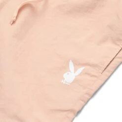 Men's Backstage Nylon Shorts 11 Men's Backstage Nylon Shorts -Best Clothing Store Playboy Backstage Nylon Short PinkSand 003