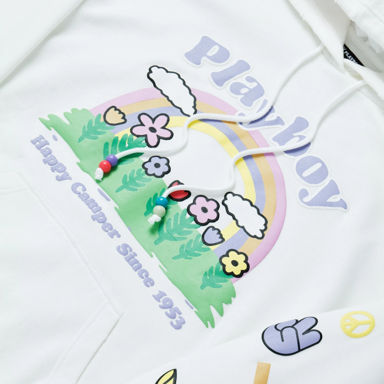 Women's Beaded Rainbow Hoodie 4 Women's Beaded Rainbow Hoodie - Image 2