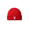 Rabbit Head Knit Beanie Red -Best Clothing Store Playboy Beanie Red 0