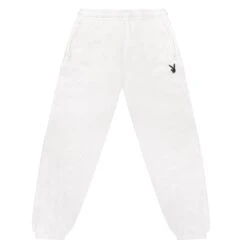 Women's Classic Boyfriend Sweatpants -Best Clothing Store Playboy Boyfriend Sweatpant White 02
