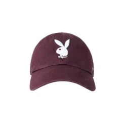 '47 Brand Adjustable Dad Hat -Best Clothing Store Playboy ClassicDadHat Maroon 0 30fa482d 6dfd 4d73 8e0f cf2423b81838