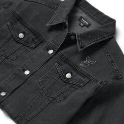 JANUARY 1986 ANDY WARHOL COVER JACKET 13 JANUARY 1986 ANDY WARHOL COVER JACKET -Best Clothing Store Playboy Cropped Trucker Grey 03 f145aedf 1846 4a9a a789 54e618732ee1