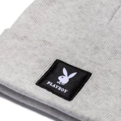 Knit Beanie With Logo Patch 35 Knit Beanie With Logo Patch -Best Clothing Store Playboy Cuff Beanie grey 4 9812f9e8 8896 44f1 918d aa106569b16a