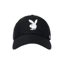 '47 Brand Adjustable Dad Hat -Best Clothing Store Playboy DadHat Black 01 cdd09a4c a353 4eb5 834a 527c6f58a501