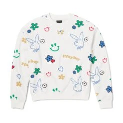 Women's Doodle Crew Neck Sweatshirt