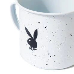 Enamel Camp Mug -Best Clothing Store Playboy Enamel Camp Mug White 04 d1968a67 efcd 444b b5f8 a45039e45873