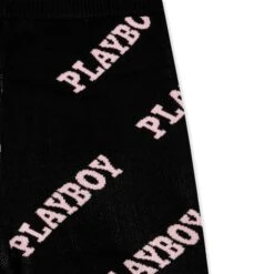 Women's Playboy Masthead Intarsia Knit Leggings -Best Clothing Store Playboy MG Intarsia Knitted Co ord Legging Black 03