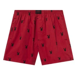 Repeating Rabbit Head Lounge Shorts -Best Clothing Store Playboy MavrickBoxerShorts RedBlack 0 a55d304d 5847 4cca 9118 1a2823555d17