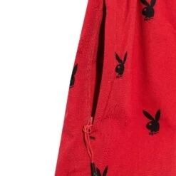 Repeating Rabbit Head Lounge Shorts -Best Clothing Store Playboy MavrickBoxerShorts RedBlack 4 61469606 a9de 4c7e a01d 303ee75edb0d