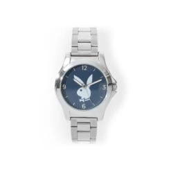 Stainless Steel Navy Faced Watch