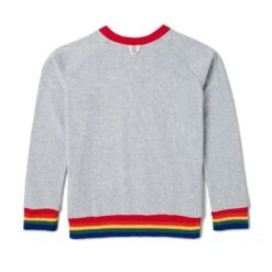 Rainbow Love Sweatshirt -Best Clothing Store Playboy Multi Trim Crewneck SS 02