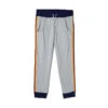 Road Trip Striped Warmup Sweats -Best Clothing Store Playboy Multi Trim Joggers 01