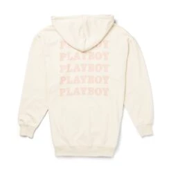 Women's Repeat Print Hoodie Dress -Best Clothing Store Playboy Repeat Print HoodyDress 002