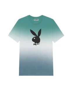 Men's Rabbit Head Ombre T-Shirt -Best Clothing Store Playboy RisingGradient Tee Blue 02 4d510bd5 cca0 4277 90b0 7d0c74a5146e
