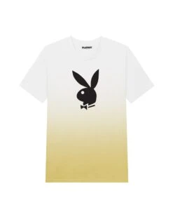 Men's Rabbit Head Ombre T-Shirt -Best Clothing Store Playboy RisingGradient Tee Wht Yllw 02 9aade99b 7f68 466d bb21 79dc108d3551